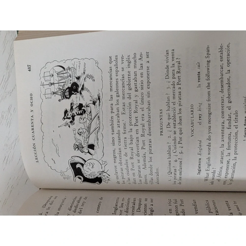 VTG 1966‎ Curso Moderno De Espanol Hardcover Book